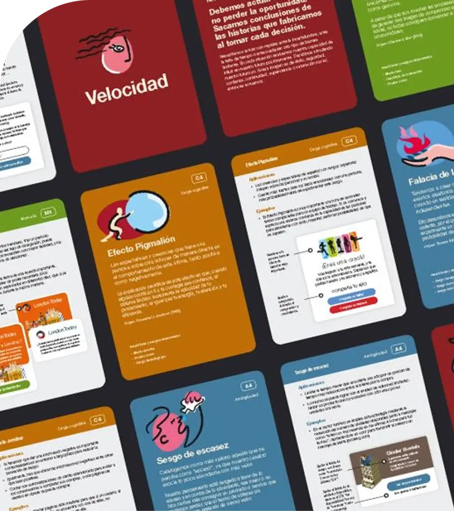 Set de cartas de comportamiento